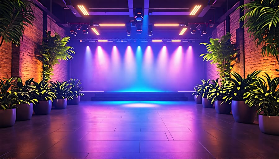 Event setup with creative lighting solutions enabled by Zigbee technology